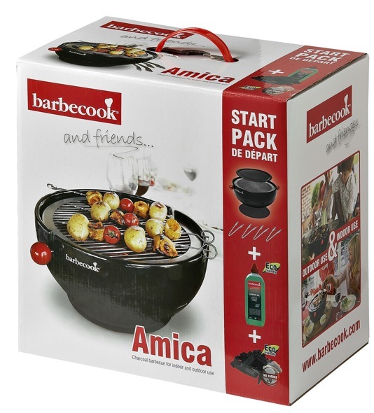 De volgende Industrieel lassen Amica Start Pack in Black BBQ - Barbecook