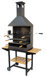 Barbecue with Chimney and Rotisserie Kit