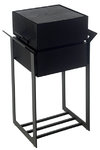 Heat Cube Design Black Charcoal Barbecue