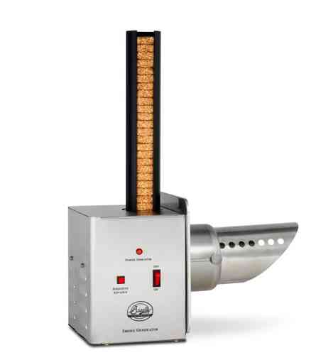 LINGSFIRE Generador de Humo Frío BBQ Accesorios de Barbacoa Ahumador Portable Round Generador de Humo Frío de Acero Inoxidable con Asas Ahumador de Acero Inoxidable para Ahumar en Barbacoa para Gas 