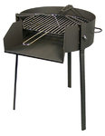 Round Barbecue 60 cm. with Paella Pan Stand