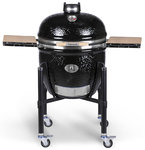 Kamado Monolith Le Chef Pro Series 2.0 in Black with Cart