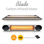 Outdoor Infrared Heater Veito Blade S Silver