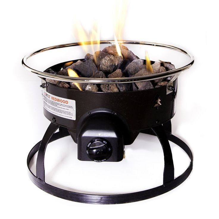 Redwood Portable Gas Fire Pit The, Camp Chef Gas Fire Pit
