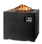 Square Lounge Gas Firepit Table