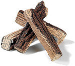 Small Ceramic Firepit Wood Log