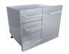 Triple drawer & tank or trash tray combo DS