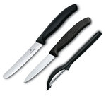Swiss Classic Paring Knife Set with Peeler