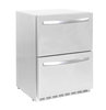 Outdoor Double Drawer Refrigerator in Stainless Steel