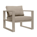 Armchair with Cushions Belluno Champagne