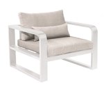 Armchair with Cushions Fermo White