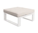 Footrest with Cushion Fermo White