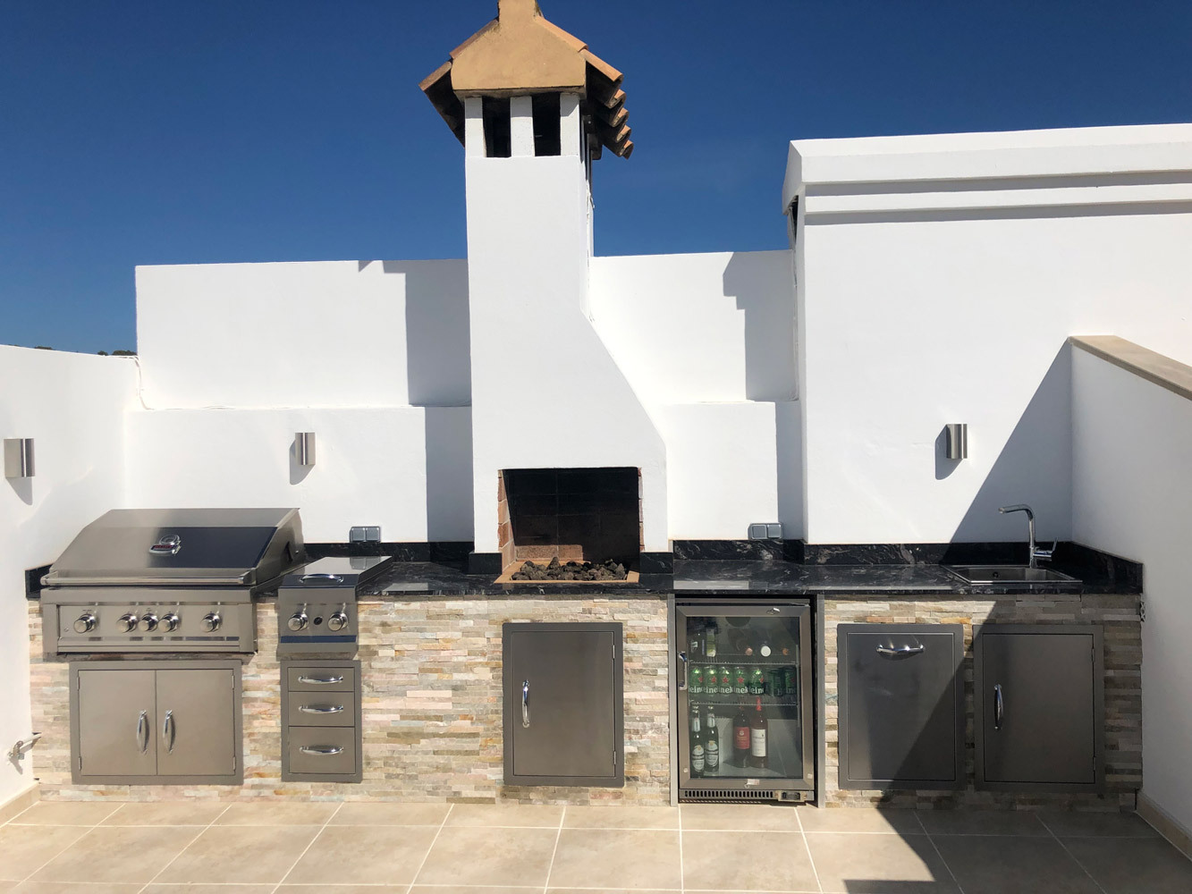 Custom Outdoor Kitchens Design and Construction   BBQ Store Spain